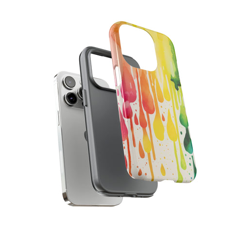 Rainbow Spring Showers - Impact Resistant Phone Case